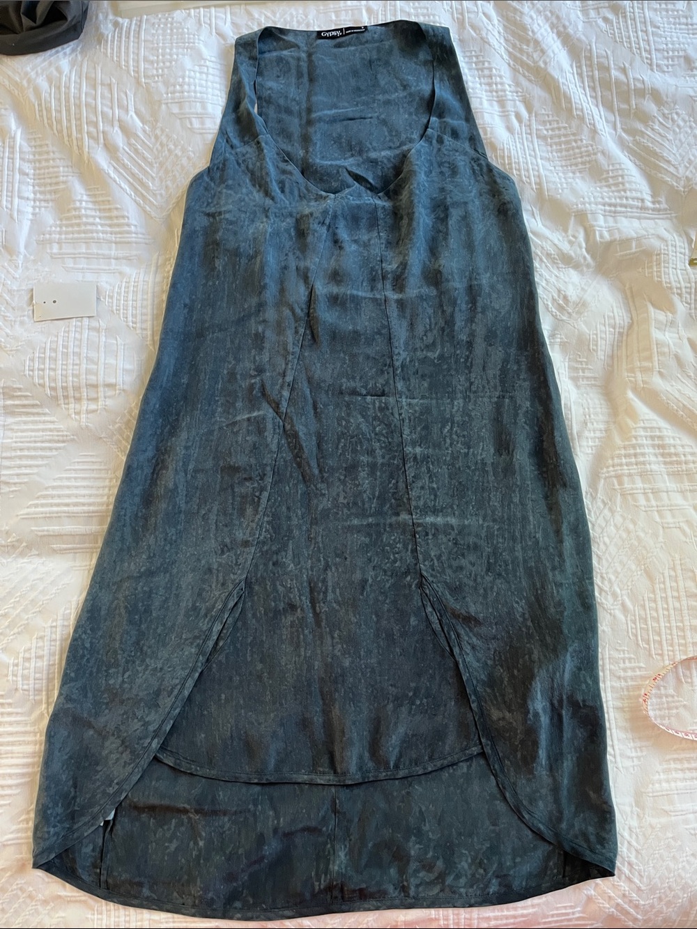 Gypsy 05 Silk Sleeveless High-Low Tulip Dress